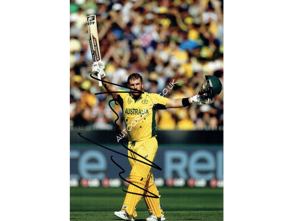 Aaron Finch Signed Photograph