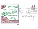 Deke Slayton Signed Apollo Soyuz Postal Cover