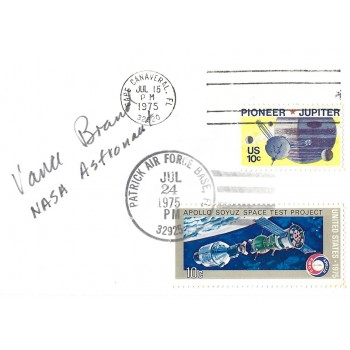 Vance Brand Signed Apollo Soyuz Postal Cover 