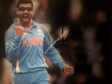 Ravindra Jadeja Signed Photograph