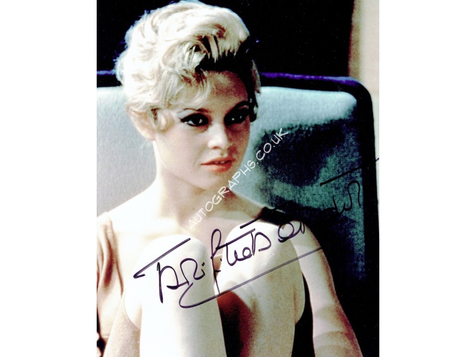 Bridgette Bardot Signed Photograph Bridgette Bardot Signed Photograph
