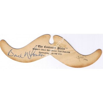 Bruce Mclaren Signed Vintage Mat Bruce Mclaren Signed Vintage Mat
