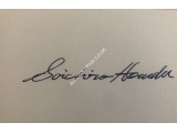 Soichiro Honda Signature and Letter 1974 Soichiro Honda Signature and Letter 1974