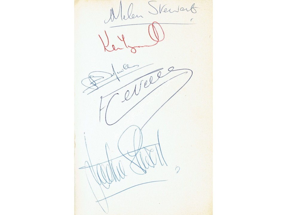 Signed Book - "Grand Prix" (1970) Cevert, Stewart, Depailler, Tyrrell Signed Book - "Grand Prix" (1970) Cevert, Stewart, Depailler, Tyrrell