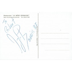 Ayrton Senna Signature 1987. Pre Certified ACOA