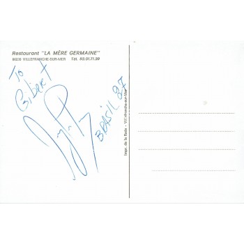 Ayrton Senna Signature 1987. Pre Certified ACOA