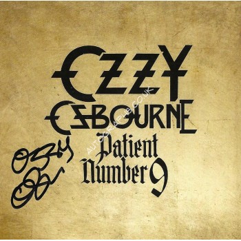 Ozzy Osbourne Signed Patient Number 9 CD Insert