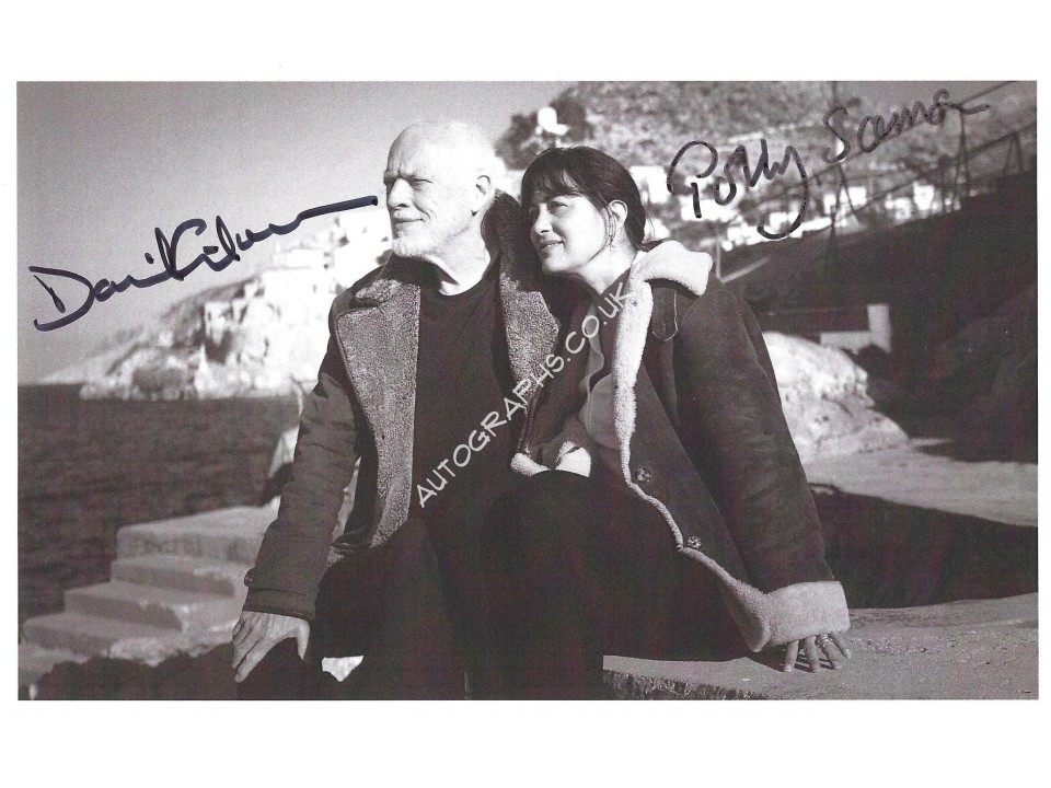 David Gilmour Signed Photograph Pink Floyd