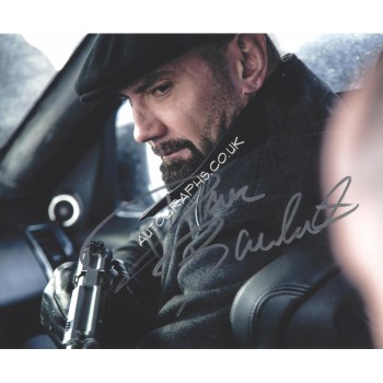 David Bautista Signed 8x10 James Bond 007 Spectre Photograph
