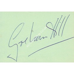 Graham Hill Signed Album Page