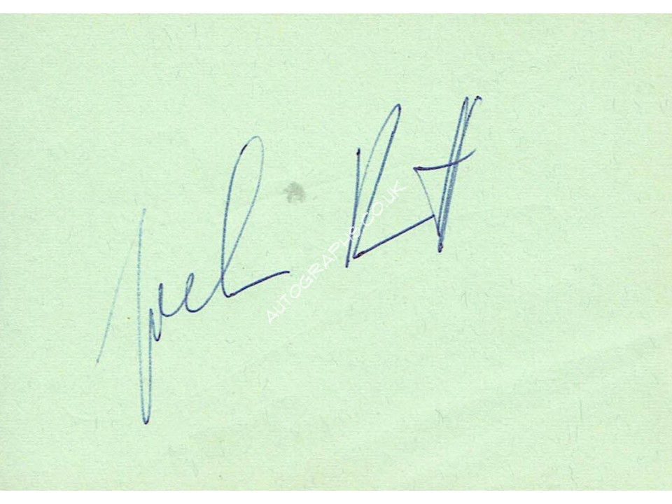 Jochen Rindt Signed Album Page