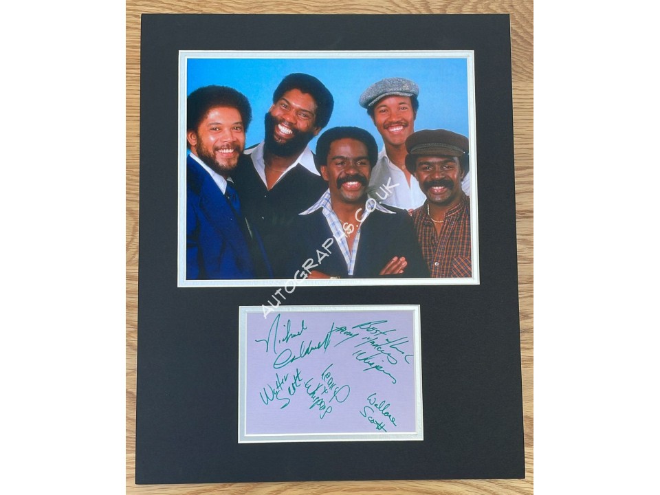 The Whispers Signed Autograph Display