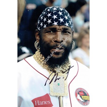 Laurence Tureaud - Mr T Signed Photograph
