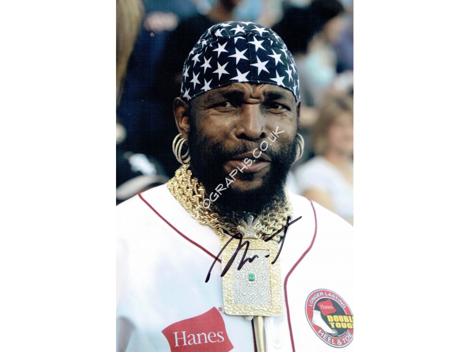 Laurence Tureaud - Mr T Signed Photograph