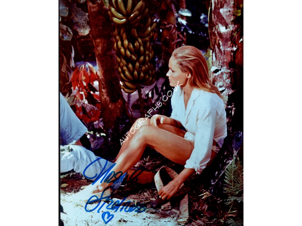 Ursula Andress James Bond authentic genuine signed autograph photo. COA UACC Ursula Andress James Bond authentic genuine signed autograph photo. COA UACC