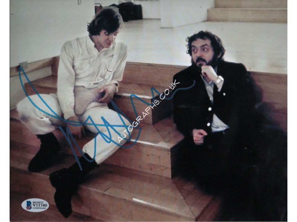 Malcolm McDowell Clockwork Orange authentic genuine signed autograph photo. COA Beckett Malcolm McDowell Clockwork Orange authentic genuine signed autograph photo. COA Beckett
