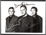 Pink Floyd David Gilmour Mason Wright authentic genuine signed autograph photo. COA UACC