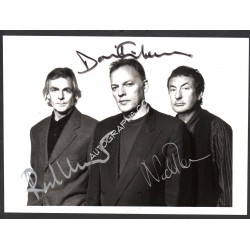 Pink Floyd David Gilmour Mason Wright authentic genuine signed autograph photo. COA UACC