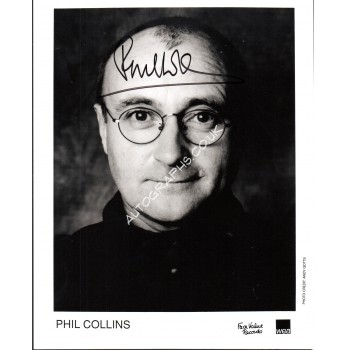 Phil Collins Genesis authentic genuine signed autograph photo COA UACC