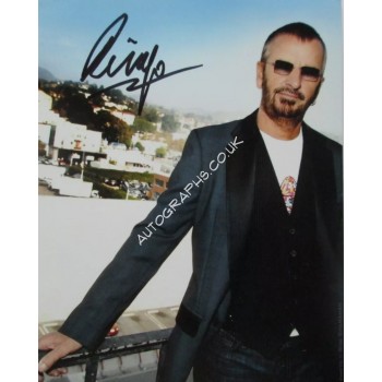 Ringo Starr Signed Photograph The Beatles