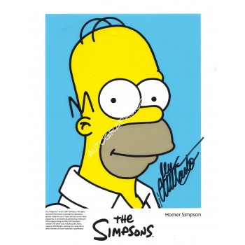  Dan Castellaneta Signed Homer Simpson autograph Photo Simpsons