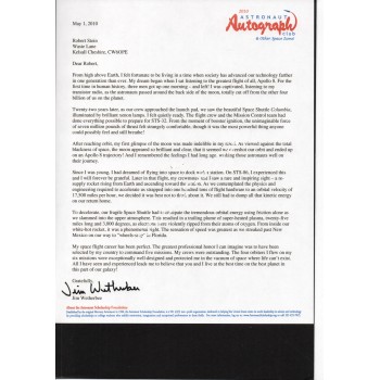 Jim Wetherbee astronaut genuine signed authentic autograph photo. COA UACC Jim Wetherbee astronaut genuine signed authentic autograph photo. COA UACC
