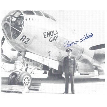 Paul Tibbets Signed 8x10 Enola Gay Photograph