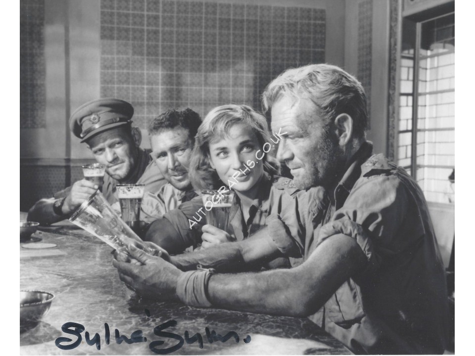 Sylvia Syms Signed Ice Cold In Alex 8x10 Photograph