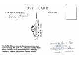 Edith Hart Titanic Survivor Signed Postcard