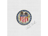 Charlie Duke Signed Apollo 16 Beta Cloth