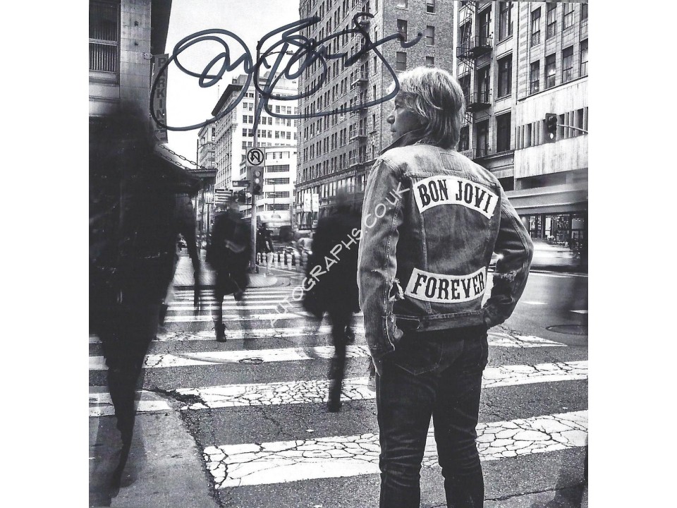  Bon Jovi Signed autograph CD Album Sleeve  Forever