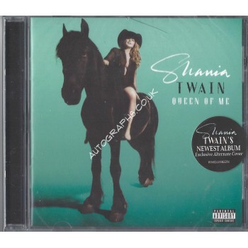 Shania Twain Signed Queen Of Me CD Art Card