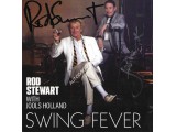 Rod Stewart and Jools Holland Signed Art Card For the CD Album Swing Fever Rod Stewart and Jools Holland Signed Art Card For the CD Album Swing Fever