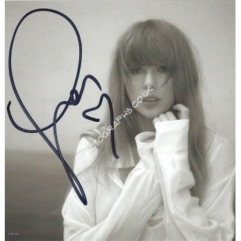 Taylor Swift Signed  The Tortured Poets Department  CD Art Card - With Added Heart