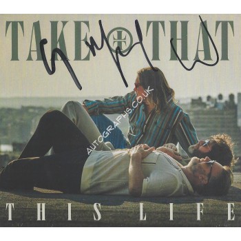 Take That Signed This Life CD Outer Sleeve