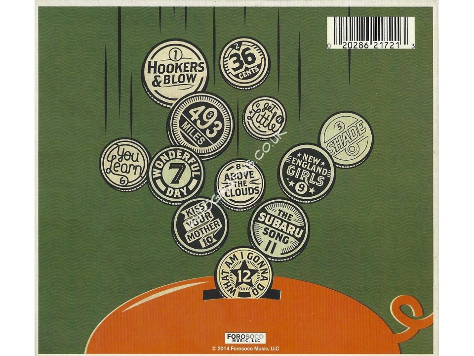 Kevin Bacon Signed The Bacon Brothers CD 36 Cents