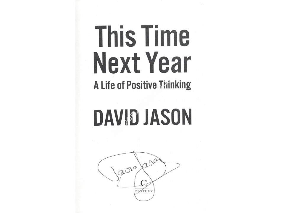 David Jason Signed Hardback Book Only Fools and Horses David Jason Signed Hardback Book Only Fools and Horses
