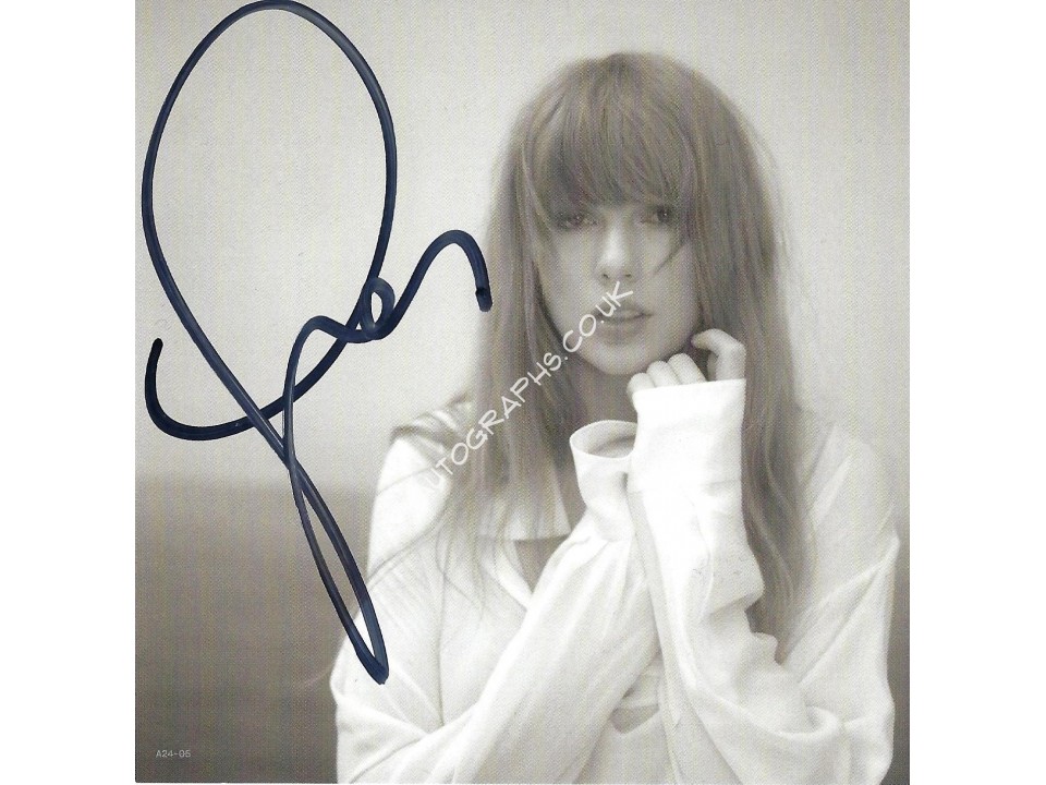 Taylor Swift Signed The Tortured Poets Department CD Taylor Swift Signed The Tortured Poets Department CD