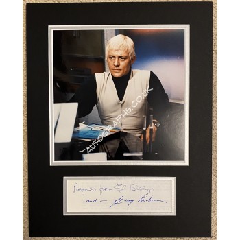Ed Bishop & Gerry Anderson Signed UFO Display