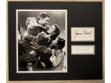 James Stewart & Donna Reed Signed It's A Wonderful Life Display James Stewart & Donna Reed Signed It's A Wonderful Life Display