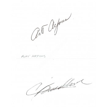 Land Speed Record Drivers Signed Cards