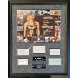 James Bond Goldfinger authentic genuine signed autograph display COA UACC