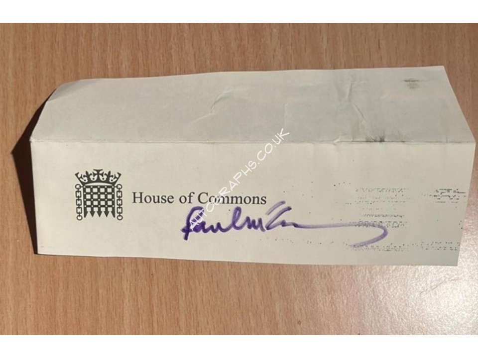 Paul McCartney Signature