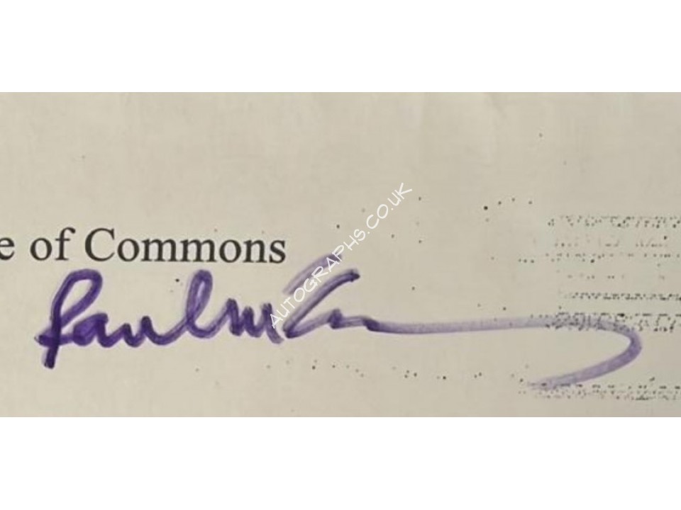 Paul McCartney Signature