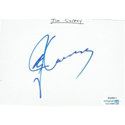 Jim Carrey In Person Signature