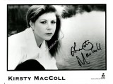 Kirsty Maccoll Signed Photograph