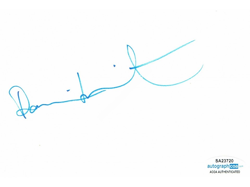 Damien Hirst In Person Signature ACOA