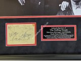The Rolling Stones music authentic signed signature autograph display. COA UACC The Rolling Stones music authentic signed signature autograph display. COA UACC