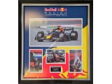 Max Verstappen Red Bull F1 authentic signed signature autograph display COA UACC Max Verstappen Red Bull F1 authentic signed signature autograph display COA UACC