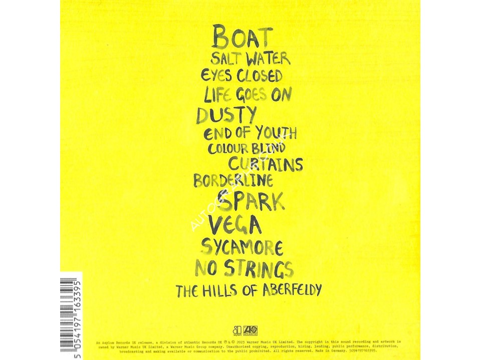 Ed Sheeran Subtract Signed CD Album Ed Sheeran Subtract Signed CD Album